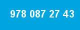 978 087 27 43 978 087 27 43